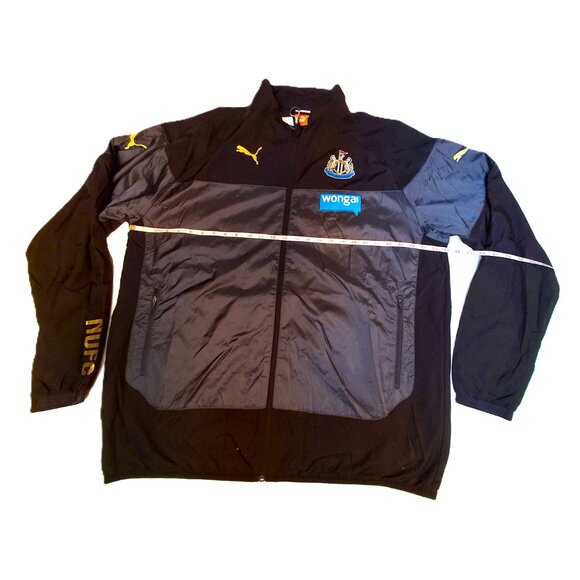 PUMA Newcastle United Presentation Jacket 2014/15 Season Sz 3XL Black - Picture 12 of 14